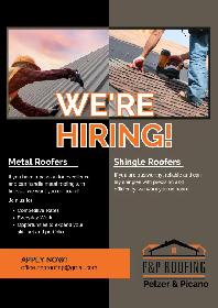 Looking for Metal/Shingle Roofers