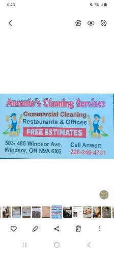 Antonio's cleaning services