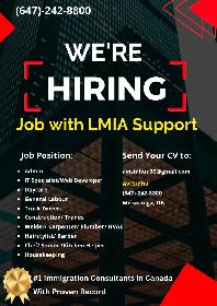 JOBS  WITH  LMIA  SUPPORT