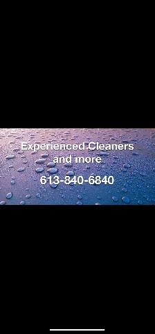 Experienced cleaner and more available