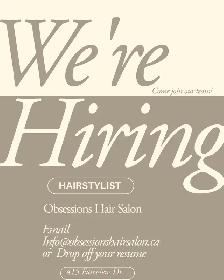 Hairstylist Wanted