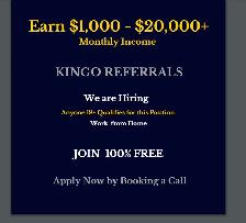 Looking for referral partners to start ASAP great opportunity.