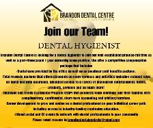 Registered Dental Hygienist - Brandon Dental Centre