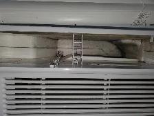 Window air conditioner cleaning