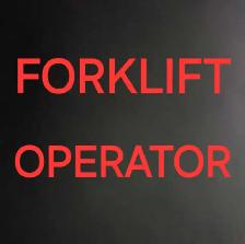 Need Forklift operator job