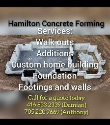 Help setting up concrete forming