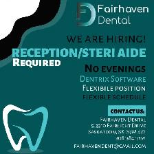 Dental Reception & Dental Aid/Sterilization Assistant Position