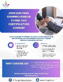 FREE 3 DAY TRAINING. FREE FIRST AID/CPR/WHMIS - JOB OPPORTUNITY