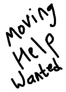 Moving help wanted