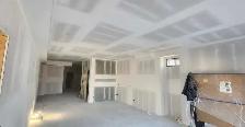 Drywalling, taping, popcorn ceiling removal