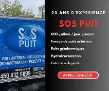 Forage / entretiens Puits Artésien - Laurentides 4504328899