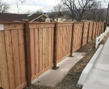 Wooden Fence & Deck