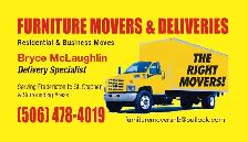 Help Wanted - Worker for Moving and Deliveries in Fredericton