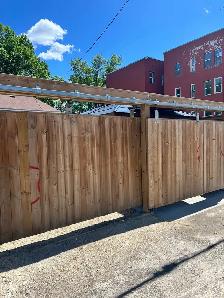 Looking to build wooden fence around property