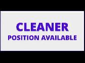 Full time Cleaner in Montague and surrounding areas