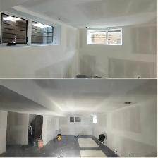 Drywall & taping, popcorn ceiling removal