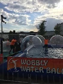Wobbly waterballs / red river exhibition