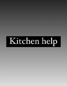 Kitchen help