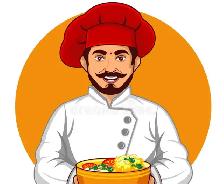 Head chef , line chef, cook , sauce chef ,tandoori chef, biryani