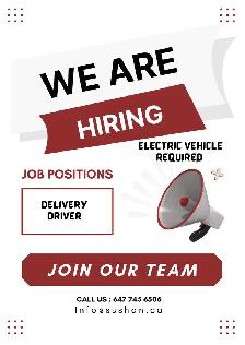 Delivery driver required