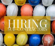 Experienced subcontractors wanted