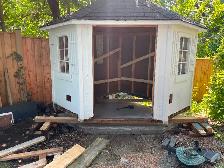 Old shed repair