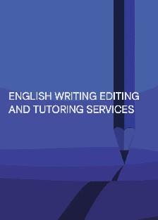English Writing Tutor and Editor