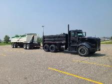 B-Train Gravel End Dump Truck Driver Class 1 - Quad Wagon