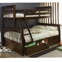 FULL OVER FULL BUNK BEDS. STRONG & STURDY TWIN FULL BUNK BEDS.