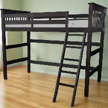 LOFT BEDS WITH STAIRS & LADDER. SOLID WOOD LOFT BED WHITE SALE.