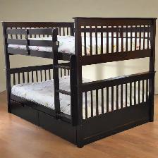 BRAND NEW TWIN OVER FULL BUNK BEDS. SOLID WOOD KIDS BUNK BEDS.