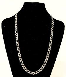 New Biker Jewelry Shop Stainless Steel Figaro Chain Necklace