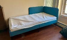 Blakullen Ikea Twin Bed (Frame, Mattress & Box Spring)