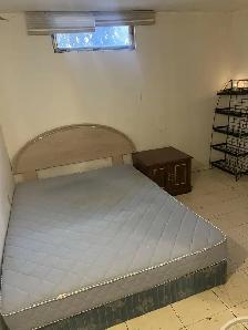 basement room with shower and toilet for rent