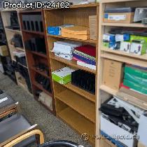 Brown Bookshelf Bookcase w/ Adjustable Shelves 36 x 13 x 71