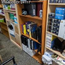 Mid Tone Bookshelf Bookcase w./ Adjustable Shelves 36 x 12 x 65