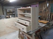 custom design bookcase / wall units