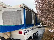 Perfect family camping vacation tent trailer!