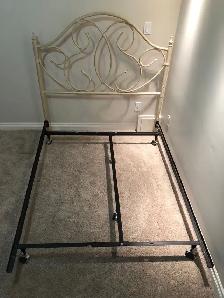 Adjustable Bed Frame with Headboard