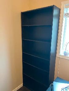 Like New: IKEA 6 Shelf Bookcase - Coffee Stained Oak Veneer