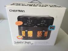 CHEFMAN 6QT DUAL WINDOW AIR FRYER