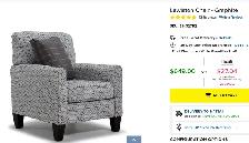 FOR SALE: Brand New Lewiston Chair – Graphite (Leon's) ️