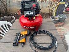 Porter Cable Air Compressor Nail Gun Combo