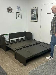 New Murphy Cabinet Bed Queen Mattress