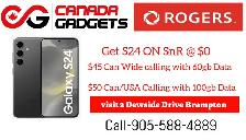 SAMSUNG S24 AT $0 WITH ROGERS!