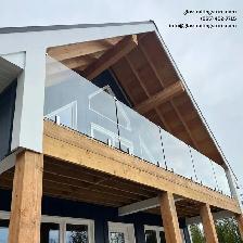Custom Glass Railing for Decks | Free Delivery & 10yrs Warranty