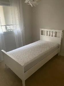 IKEA Twin Bed frame and Mattress