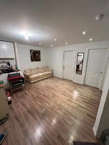 Basement Apartment , 2 bedrooms, launch full washroom .