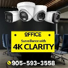 Experience Office Security in Stunning 4K CCTV Cameras.