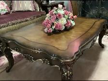 VICTORIAN COFFEE TABLE &  2  END TABLES